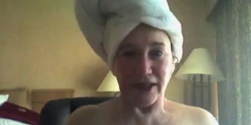 Granny tries Webcam