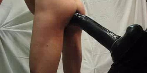 My ass full of dildo with my cum