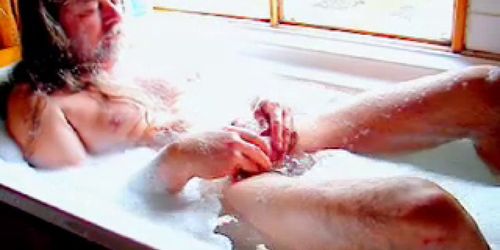 sushicook in bubble bath