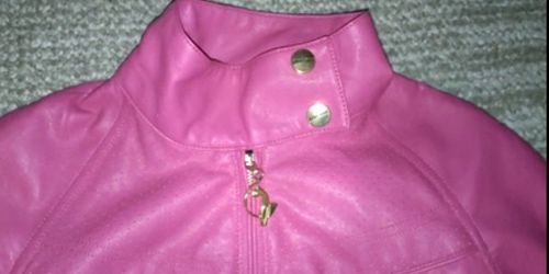 Hot Pink Baby Phat Leather Jacket