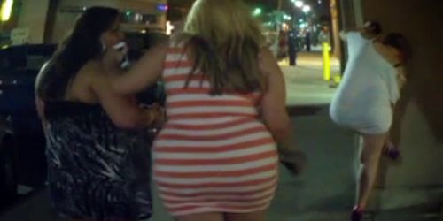BBW STRIPED DRESS BIG ASS BOOTY