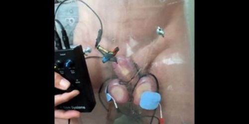 Extreme electric torture my cock balls 2 of 2