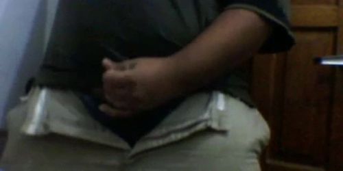 Masturbating at work