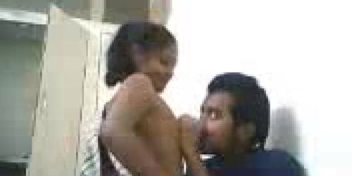 Homemade Webcam Indian Teen Couple Enjoying