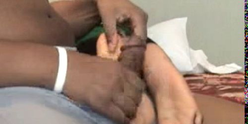 jamaican neighborhood girl footjob