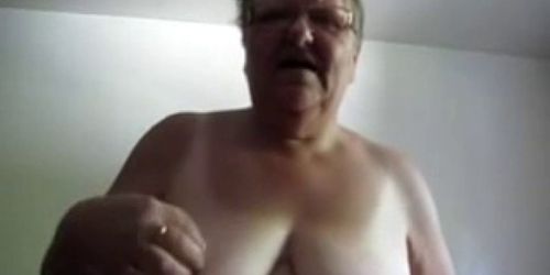 Watch my old fat mom masturbating. Stolen video