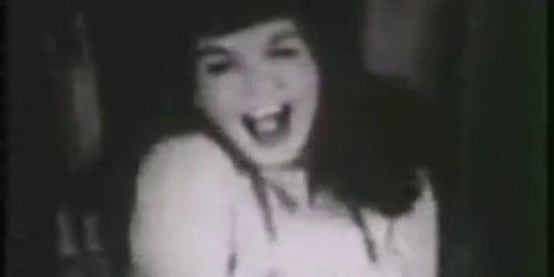 Betty Page Dances Around Vintage Porn