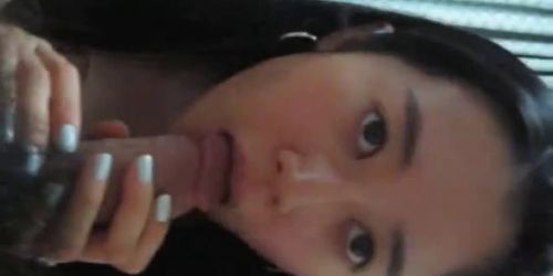 sexy hairy asian gives bj