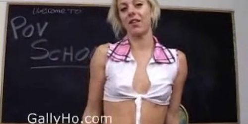 Teen school girl fucked in class