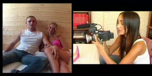 couple amateur filmer par une pornstar