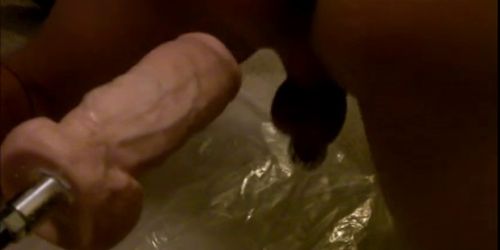 Close up fuck machine