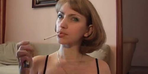 Smoking blowjob