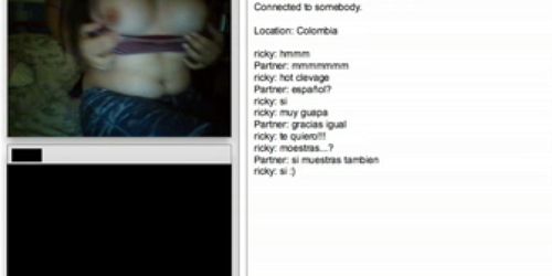 DA HOT COLOMBIAN ON CHATROULETTE