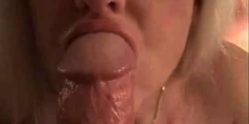 Mature Blonde Blowjob