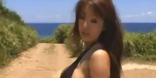 Hitomi Tanaka At The Beach