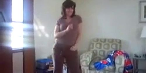 Hot MILF dancing