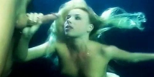 Underwater cumshot compilation