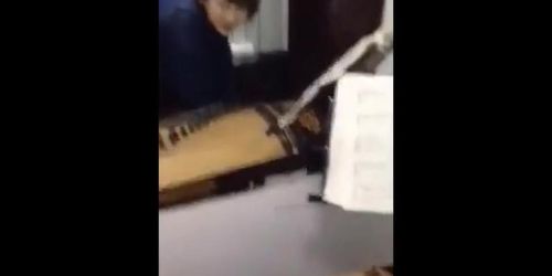 Chinese teacher music instruments fuck