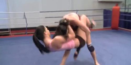 Lesbian Nude Fight Club 5