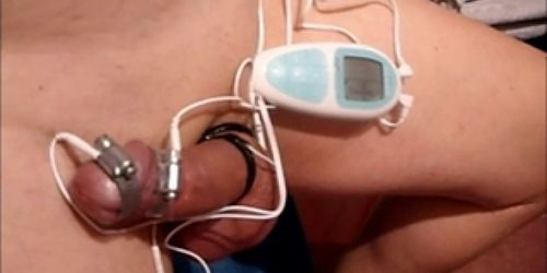 electrosex estim toy cunt  fuck and cum