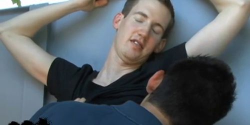 Gays arrange sucking and riding