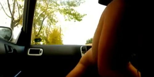 hot brunette fucking her pussy in a car(4).wmv