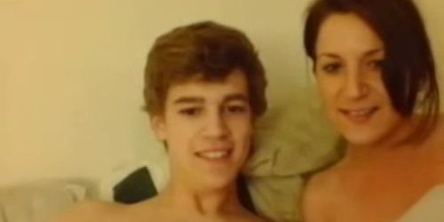 Hot mom with young boy