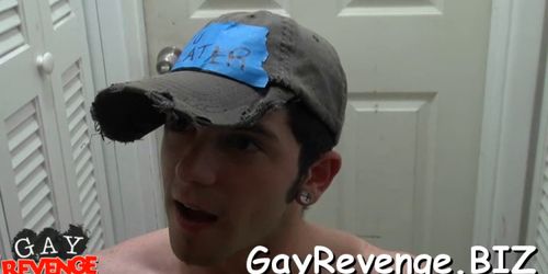 Twink is banged covered with cum