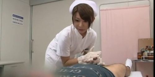 nurse gives boy a handjob until he cums by WF