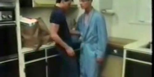 While the wife is out.