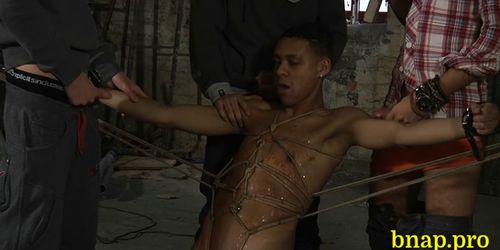 Hot gay guy enjoys fetish sex