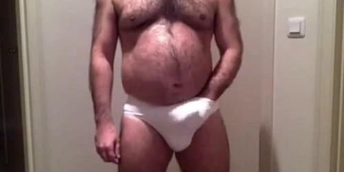 Daddy strips on webcam