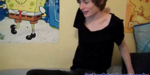 Adorable Emo Jesse Cums