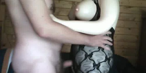 Real sex doll gets fucked