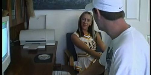 Cheerleader Filled With Warm Jizz.