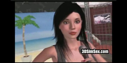 3D animation pornstar