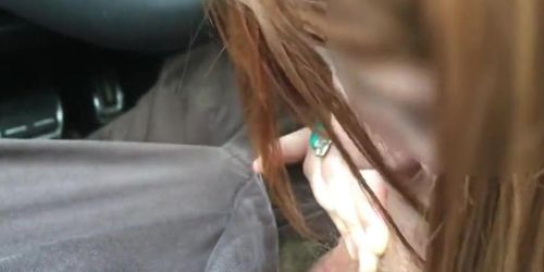 PUBLIC car blowjob