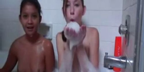 Brooke and Kat in Bubblebath