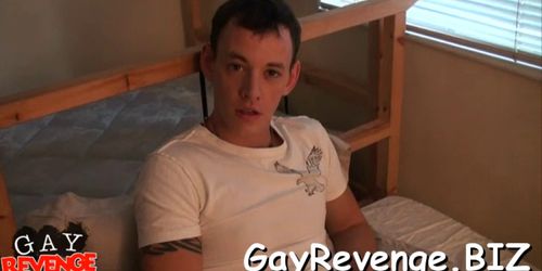 Hot gay engulfs cock and sucks