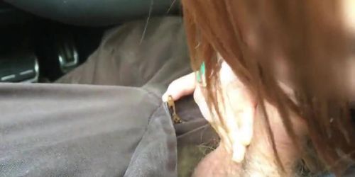 PUBLIC car blowjob