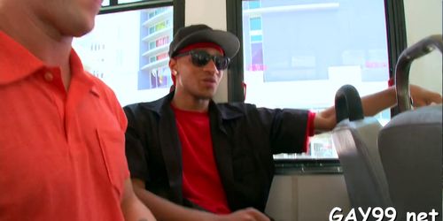 Two gays in hot xxx scene