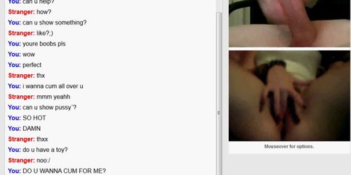 18yo hot teen masturbate with me on omegle