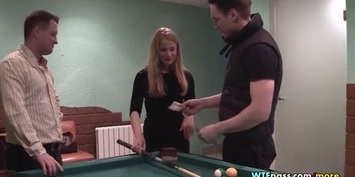 Sexy Blonde Gets Paid Good Money