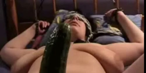 Cucumber and bondage