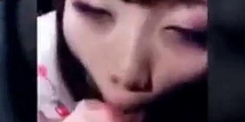 Chinese teen sucking cock and talking dirty