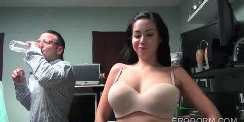 College hotties taking hard dicks to suck on