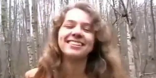 Amateur - Cute Teen sex in the woods