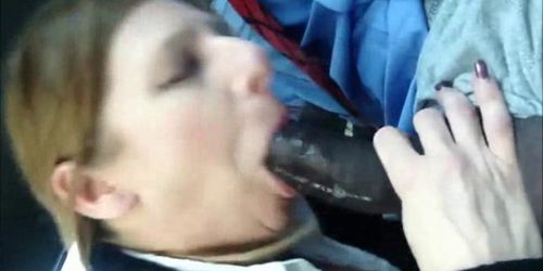 Mature amateur sucking on a BBC