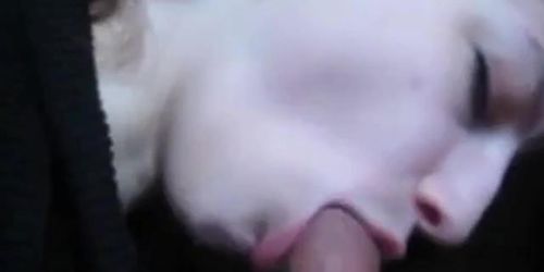 First time she Eats Cum