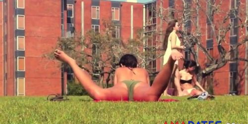 Hidden Cam Barely Legal Amazing Teen Ass in Bikini Down